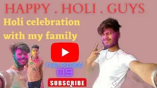 happy Holi 2023 ll Holi celebration with my family ll cute pari 💕😂 indore