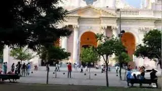 City of Salta - Main square Nueve de Julio - Cathedral