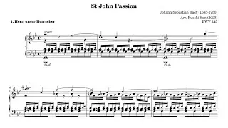 St John Passion: 1. Herr, unser Herrscher (piano transcription - MIDI demo)