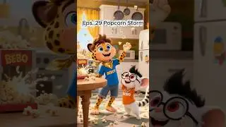 Popcorn Storm Madness! 🍿🌪 Exploding Fun | Beboy and Bobo Shorts #funnyanimation #kidscartoon