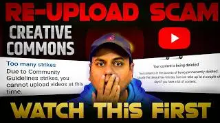 How To Re Upload Videos Using Creative Commons 2025 | monetization creative common content