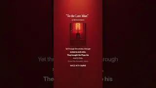 To the Last Man&rdquo;
