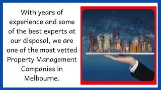 Property Management Services by Professional Companies in Melbourne
