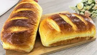 Stop buying bread, make country bread with this recipe. Old, 100 year old method!