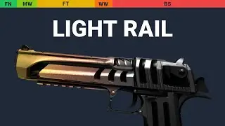 Desert Eagle Light Rail - Skin Float And Wear Preview