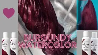 613 to Burgundy | Watercolor method | ft. Cute Bein Hair | Frontal Wig 