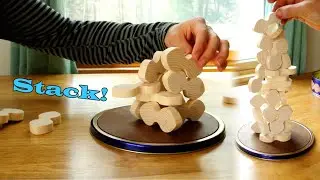 PaddleStack! Making game pieces from a 2x4.