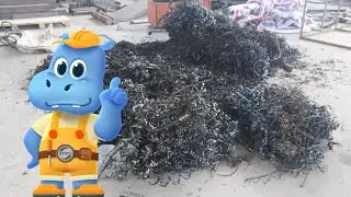 Metal chips shredder,small shredding machine