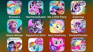 My Little Pony Rainbow Runners против Harmony Quest против My Little Pony World против MLP Equest...