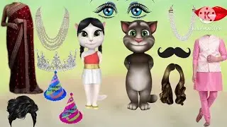 Talking tom billu dulha dulhan ka funny makeup comedy video@bs billu