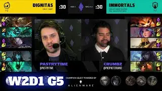 Dignitas против Immortals | Неделя 2, день 1, сезон 11, LCS, весна 2021 | DIG против IMT, W2D1