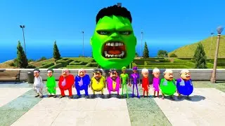 Little Singham Playing Hide and Seek with Motu Patlu, Don and Ghasita Team in GTA 5 | Gta 5 Mods