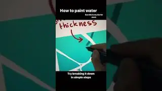 How to paint water | Drawing | digital art tutorial | ipad drawing | fanart | procreate