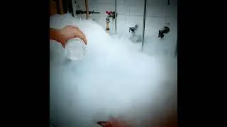 Mixture of liquid nitrogen and hexanes is used as a cooling bath to achieve -78degree calcius temp.