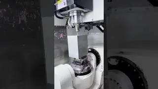 Precision starts here: 5-axis setup for 7075 aluminum block #cncmachining #cnc #cncmilling #cncmill