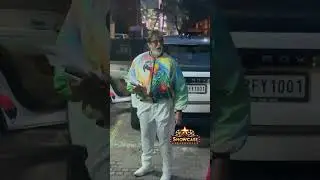 Legend spotted! The Shahenshah of Bollywood never goes unnoticed. 👑🎬