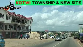 Kotwi Township and New Site Drive in The Ashanti Region, Ghana.