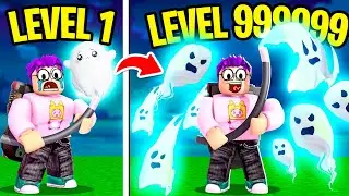 Can We Go MAX LEVEL In ROBLOX GHOST SIMULATOR!? (WE'RE IN THE GAME!?)