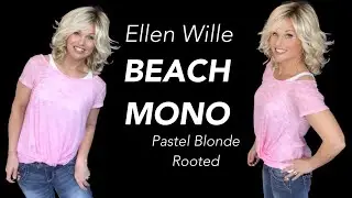 Ellen Wille BEACH MONO Wig Review | Pastel Blonde Rooted  #tazswigcloset