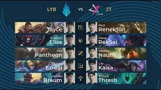 [TH] LYB vs JT | Week 3 Day 1 | PCS Spring Split (2020)  | Liyab Esports vs J Team