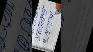 Calligraphy Calligraphy #shorts #shortsfeed #calligraphy #lettering #abcd #alphabet #cursive