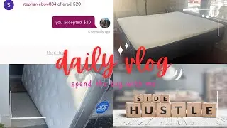 Daily Vlog Sharetown picking up Mattresses & Poshmark Side Hustle
