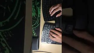 Microsoft Ergonomic typing