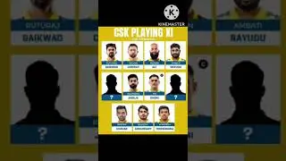 CSK playing 11 for IPL 2023 #csk #ipl2023 #shorts #dhoni