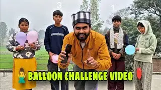 Surprise balloon🎈challenge video | balloon game video & Baby Songs