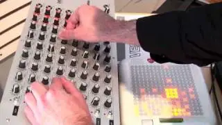 VERMONA & TENORI Analog Drum Synth DRM1 mk 3 MIDI Controlled by Digital Sequencer