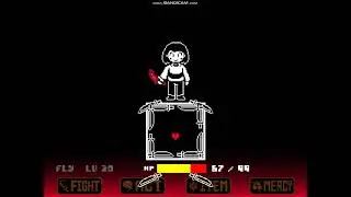 Undertale no more deals chara fight - attempt 1