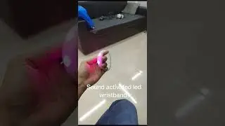 sound activated led wristband