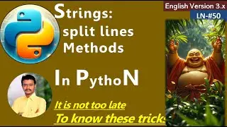 LN50 Strings Splits Lines | Split Lines In Python | #python #codinglife #coding #strings #code #ai