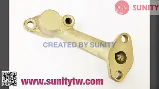 TAIWAN SUNITY - COOLING WATER PIPE 2T 3T for yanmar Marine Diesel engine parts
