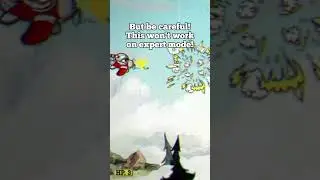 The easiest tatctic for beating tgis bird! (Cuphead) #shorts