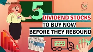 5 Great Cheap High Yielding Dividend Stocks to buy now. Get in on these low prices. $Passive Income.