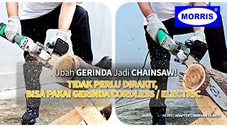 Morris Adapter Chainsaw : Ubah Gerinda Jadi Chainsaw Siap Pakai! | 16 Inch