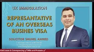 UK Sole Representative visa || UK Business Visa