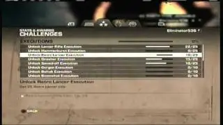 Gears of War 3: All Unlockables/Character skins/Weapons/Medals