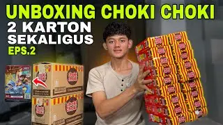 Unboxing Choki Choki Boboiboy Season 2 Dua Karton Sekaligus Eps 2 || Kartu Baru Udah Rilis?