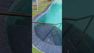 Cleaning the pool to make it dirt free