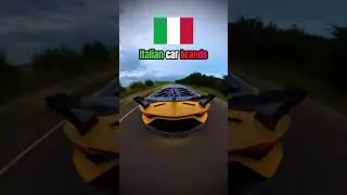 Italian car brands... #automobile #car #torqra #supercars #shorts #italy