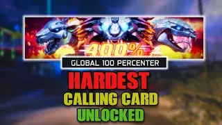 I *UNLOCKED* the Global mastery calling card in bo7