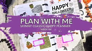 Планировщик Skinny Classic Happy PWM с 27 октября по 2 ноября 2025 г.