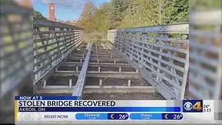 Police in Ohio recover a stolen bridge!