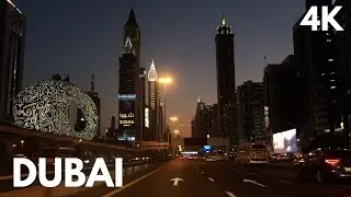 Relaxing Drive In Dubai Streets 🇬🇧 4K | Dubai | United Arab Emirates 🇦🇪