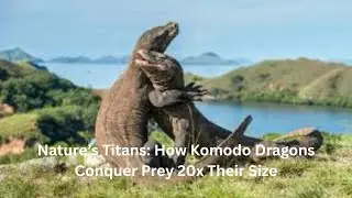 Nature&rsquo;s Titans  How Komodo Dragons Conquer Prey 20x Their Size