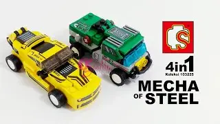 SEMBO BLOCK Combiner Optimus Maximus - Koleksi 103225 (Mecha of Steel 4in1)