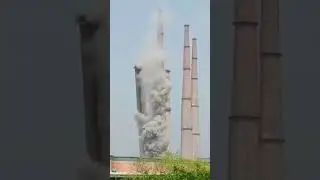 Chimney blast😮🥺😱😢 #chimney #blast #kolaghat #power #distruction  #electrical #kolkata #india #bharat