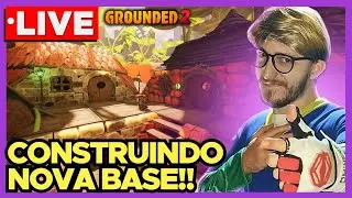 GROUNDED 2 🔴 LIVE: Construindo Nova Base na Horta! Winter Update Vers&atilde;o 0.3 #grounded2 #winterupdate